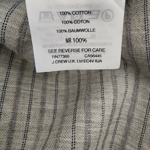 Madewell Split Cuff Tunic Shirt Size S in Weathered Concrete #H3939 - Picture 7 of 12